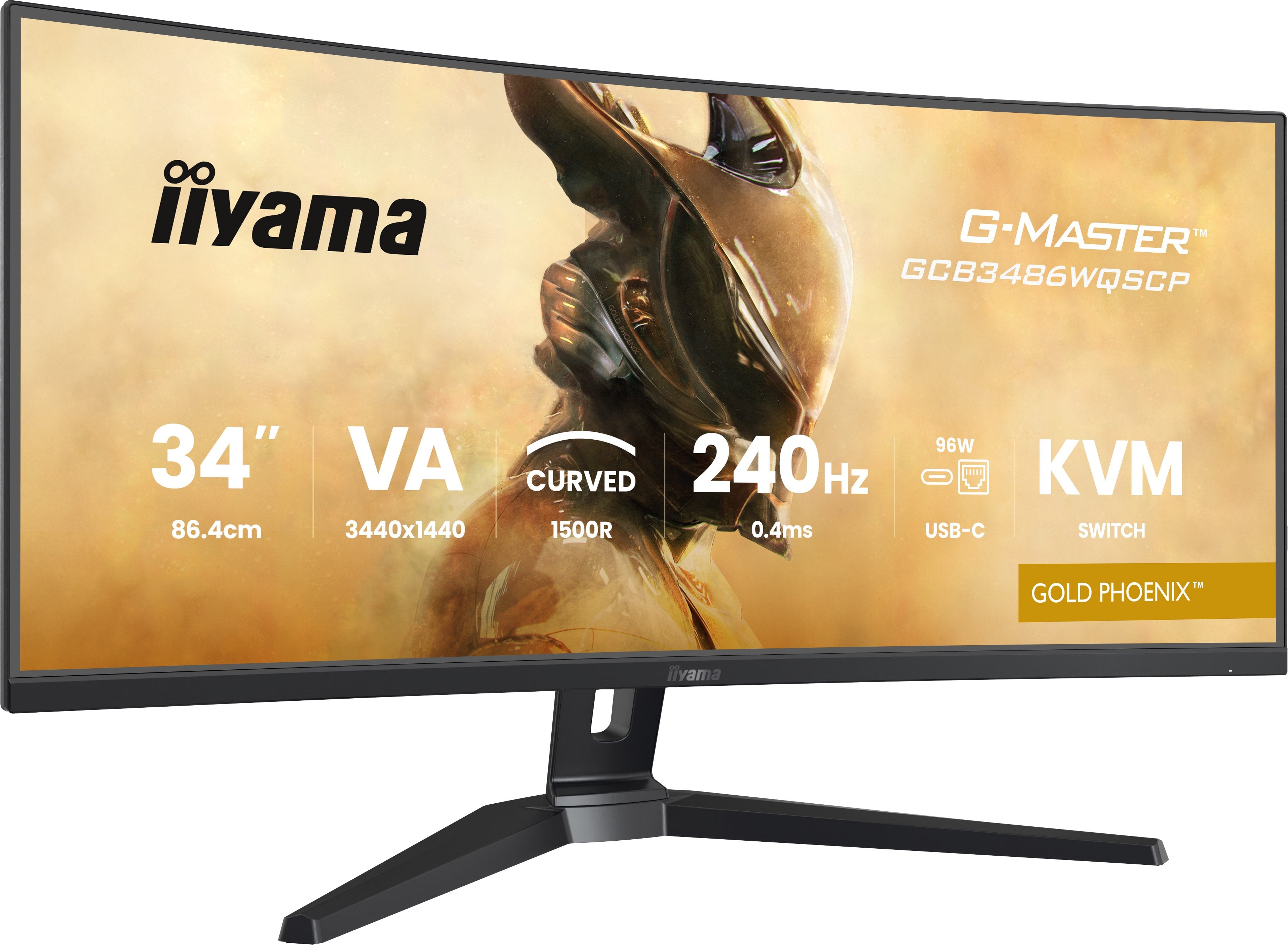 EAN 4948570125173 - iiyama G-MASTER GCB3486WQSCP-B1 pantalla para PC 86,4 cm (34") 3440 x 1440 Pixeles UltraWide Quad HD Negr imagen 6