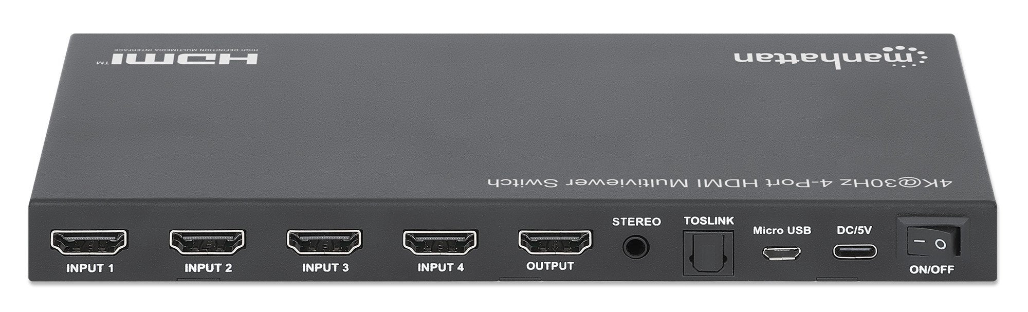 Manhattan 4k 30hz 4-Port Hdmi Multiviewer Switch