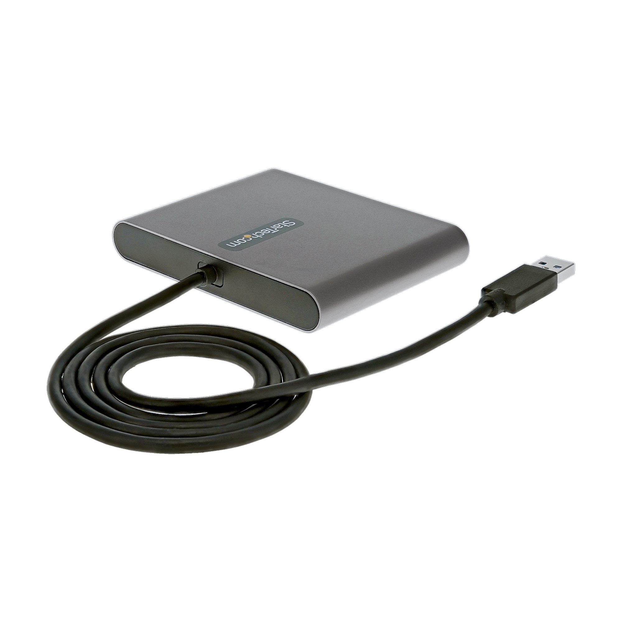 EAN 0065030888721 - StarTech.com USB32HD4 Adaptador gráfico USB 1920 x 1080 Pixeles Gris imagen 2