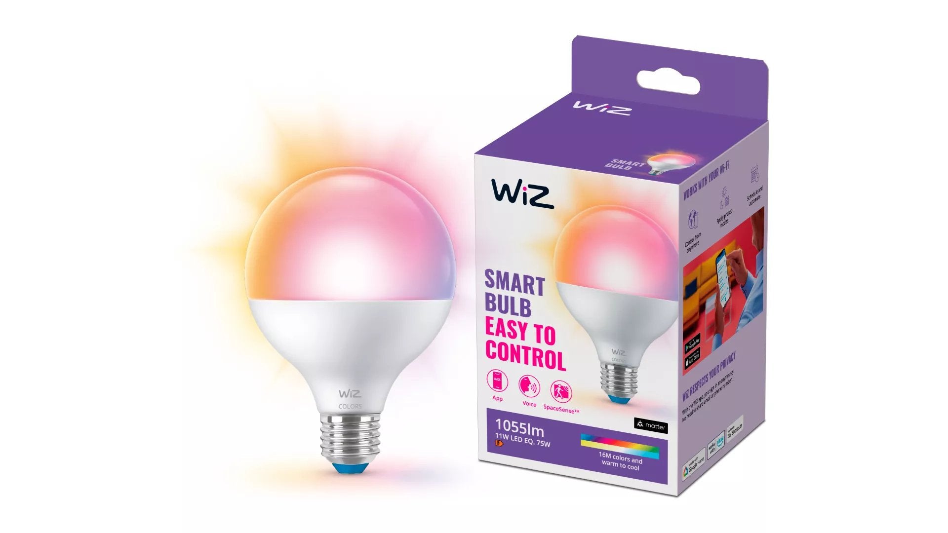 EAN 8720169072275 - WiZ 8720169072275 iluminación inteligente Bombilla inteligente Wi-Fi/Bluetooth 11 W imagen 2