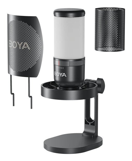 Boya Microphone Wired K3 Standing, Omnidirectional, Noise Cancellation, Real-Time Monitoring (Type-A/ Type-C To Type-C) Black Eu
