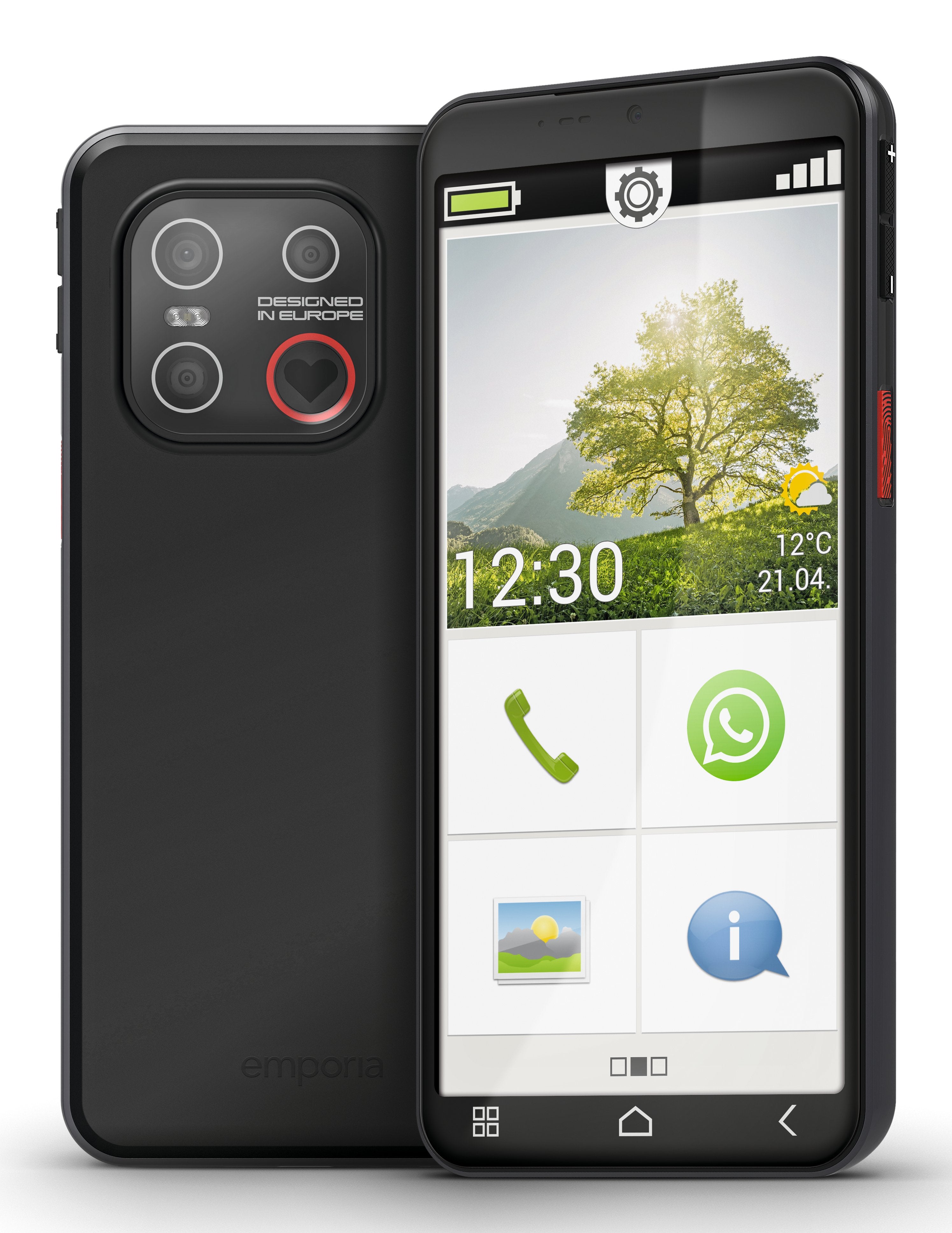 EAN 9005613168995 - Emporia emporiaSMART.7lite 13,8 cm (5.45") SIM única Android 15 4G USB Tipo C 6 GB 128 GB 3500 mAh Negro imagen 6
