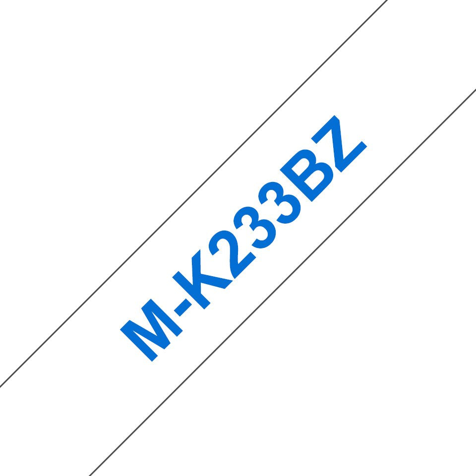 Brother Mk-233bz Labelling Tape (12mm) Cinta Para Impresora De Etiquetas M