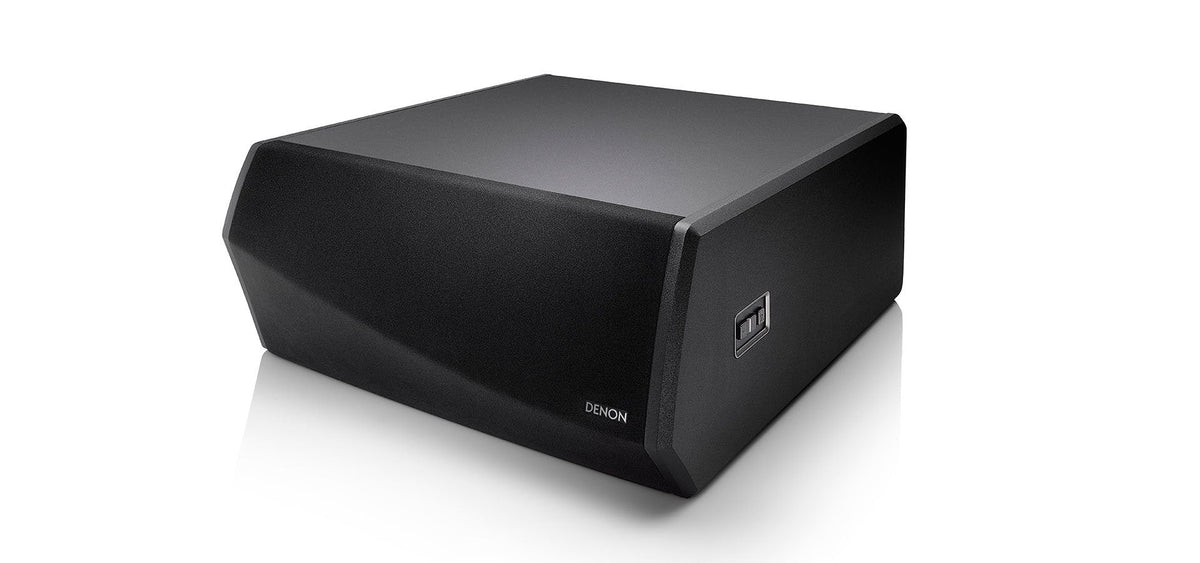 Subwoofer Denon Dsw 1h Inalámbrico Acoustic System Heos Built In Usb Entrada Analógica Negro