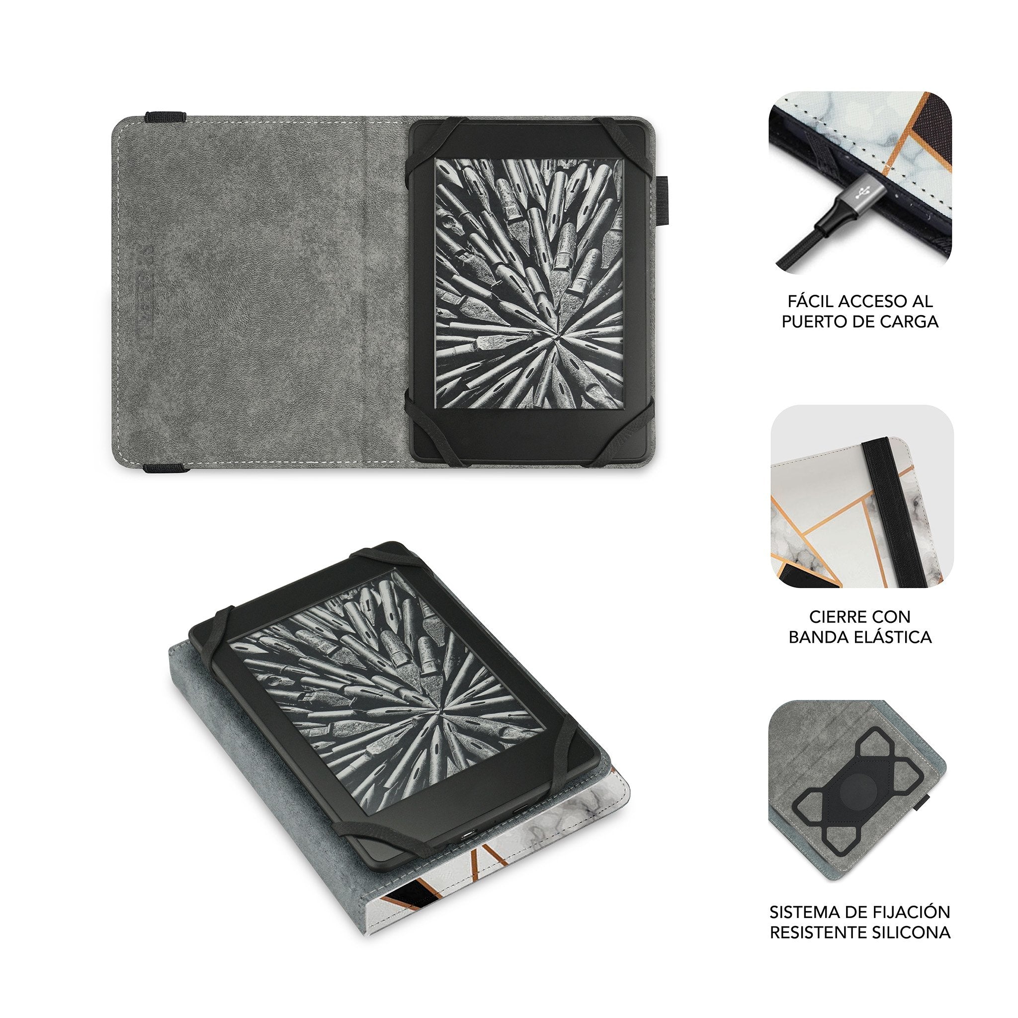 EAN 8436586742348 - SUBBLIM SUBCUE-1EC011 funda para libro electrónico 15,2 cm (6") Folio Multicolor imagen 2