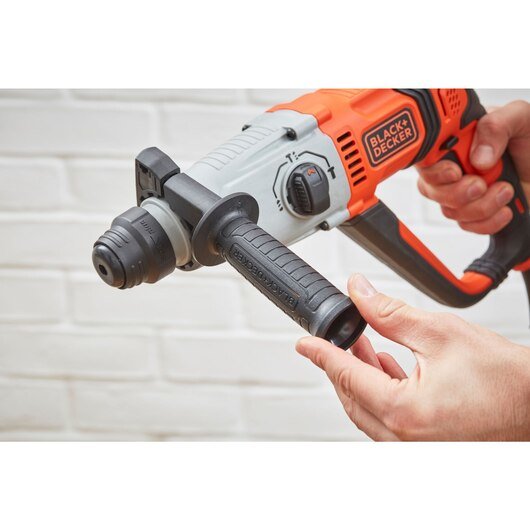Martillo Black+Decker Behs02k-Qs, Perforador Negro/Naranja