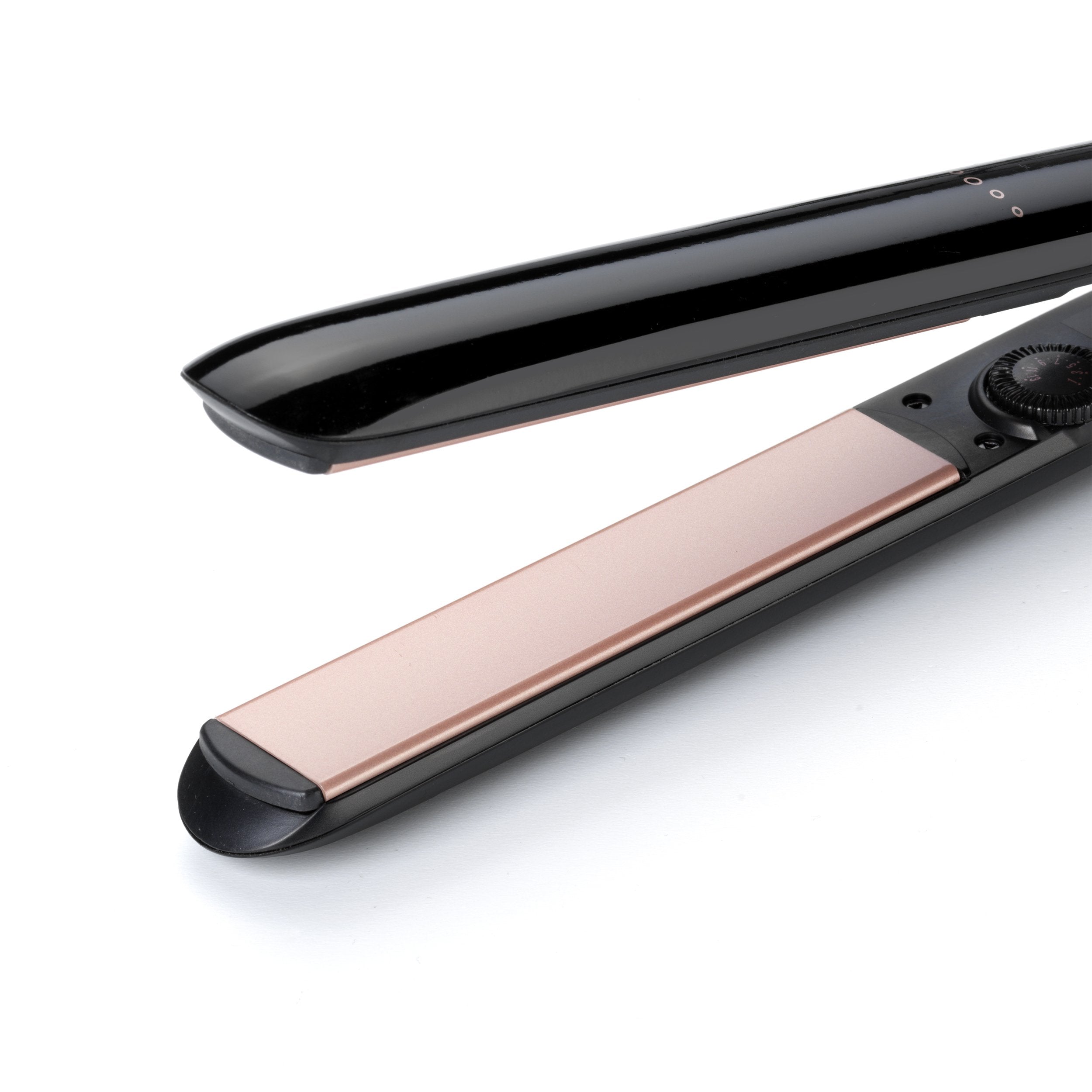 Plancha De Pelo Babyliss Smooth Control 235 Caliente Negro, Oro Rosado 3 M
