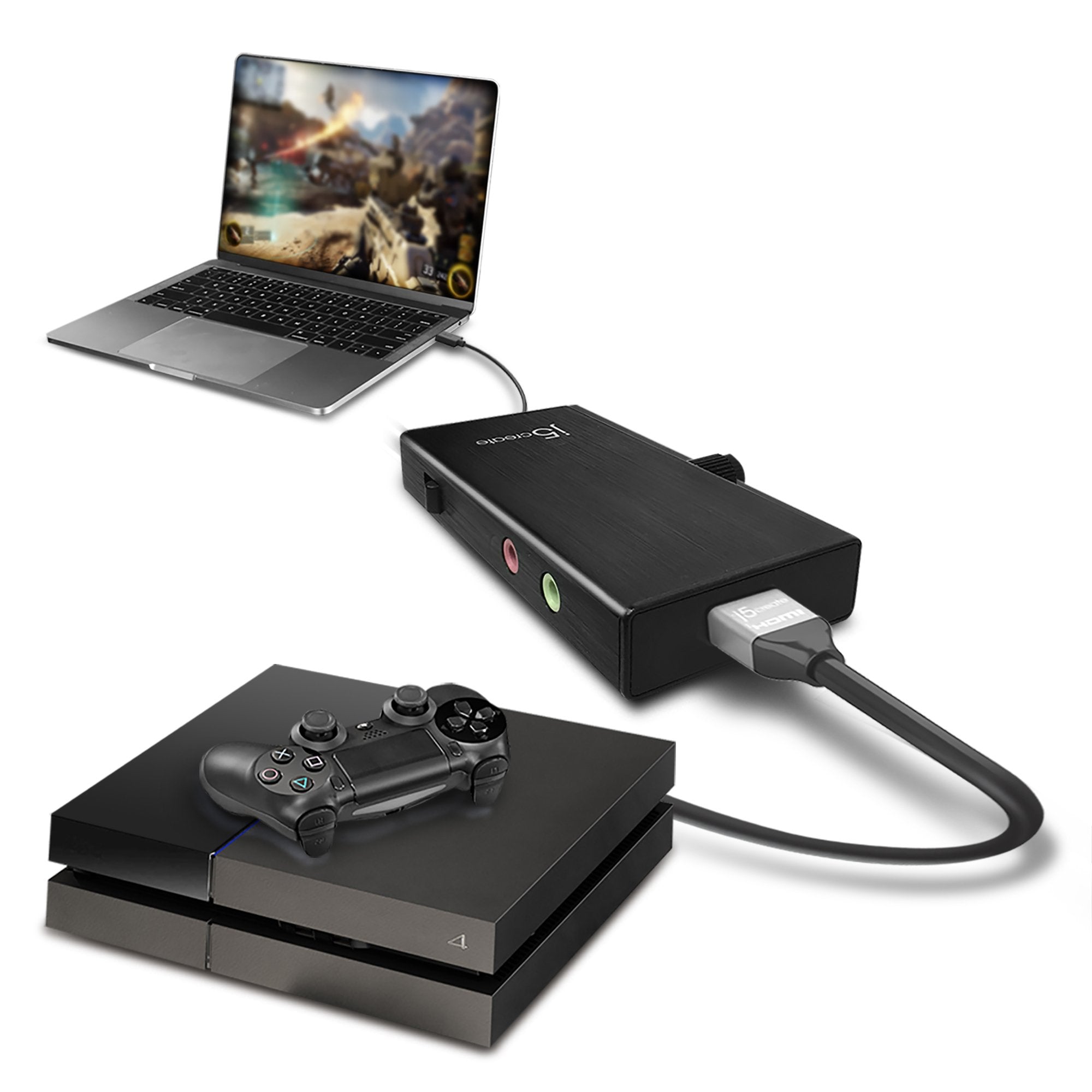 Jva02 Live Capture Adapter Hdmi To Usb-C With Power