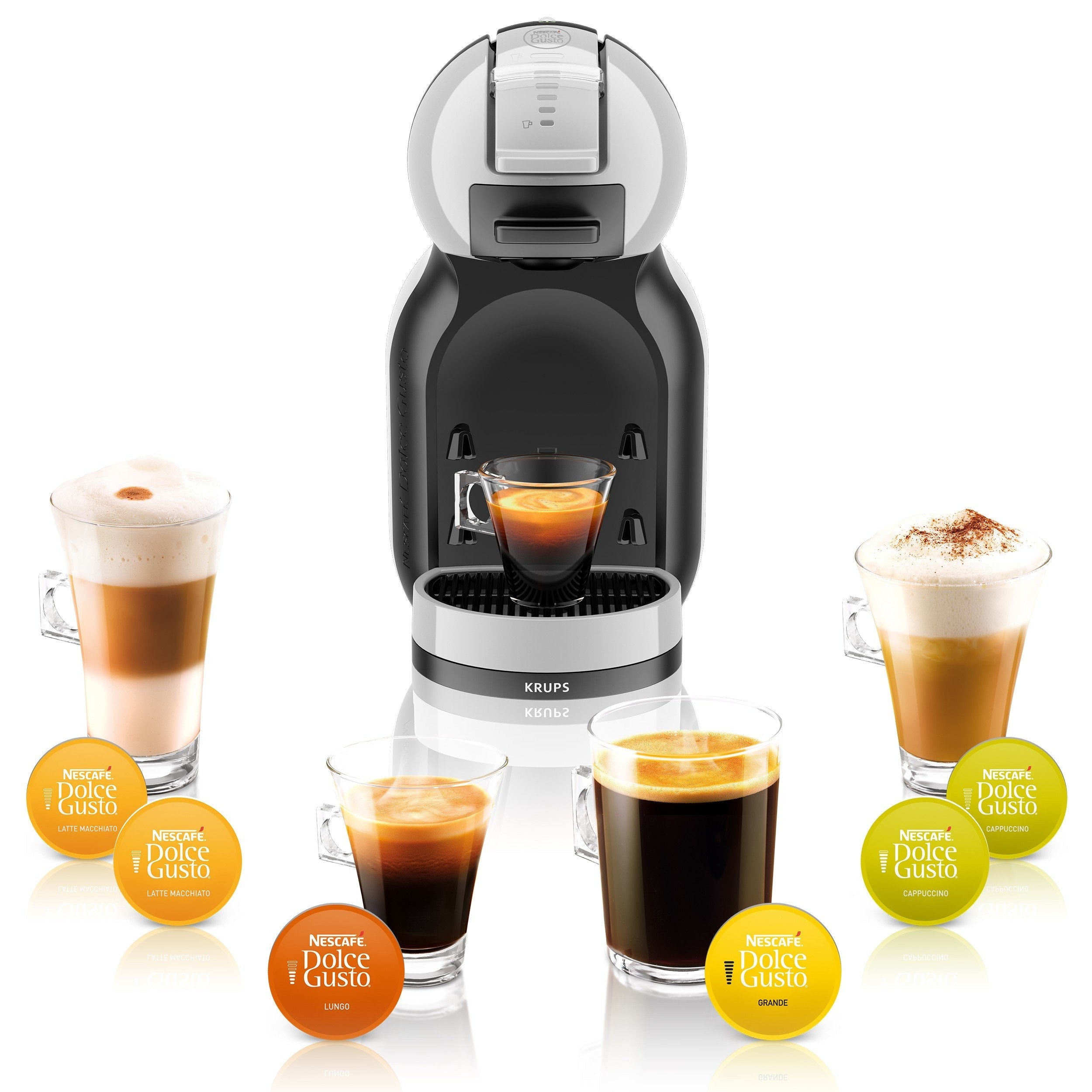 Cafetera De Cápsulas Krups Dolce Gusto Mini Me Kp 123b (1500w; Negro)
