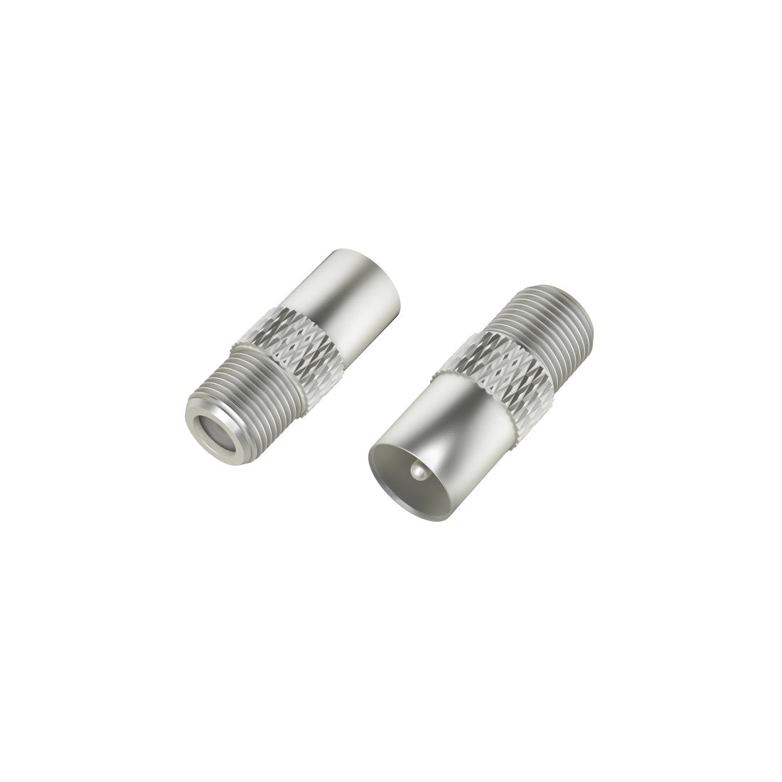 Hama Essential Set De Adaptadores Para Cable De Antena - Coaxial Hembra A F Hembra - Coaxial Macho A F Hembra - Color