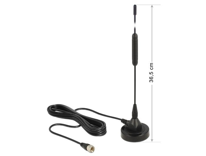 Delock Antena Dab+ F Macho 0 Dbi Omni Starr Negro