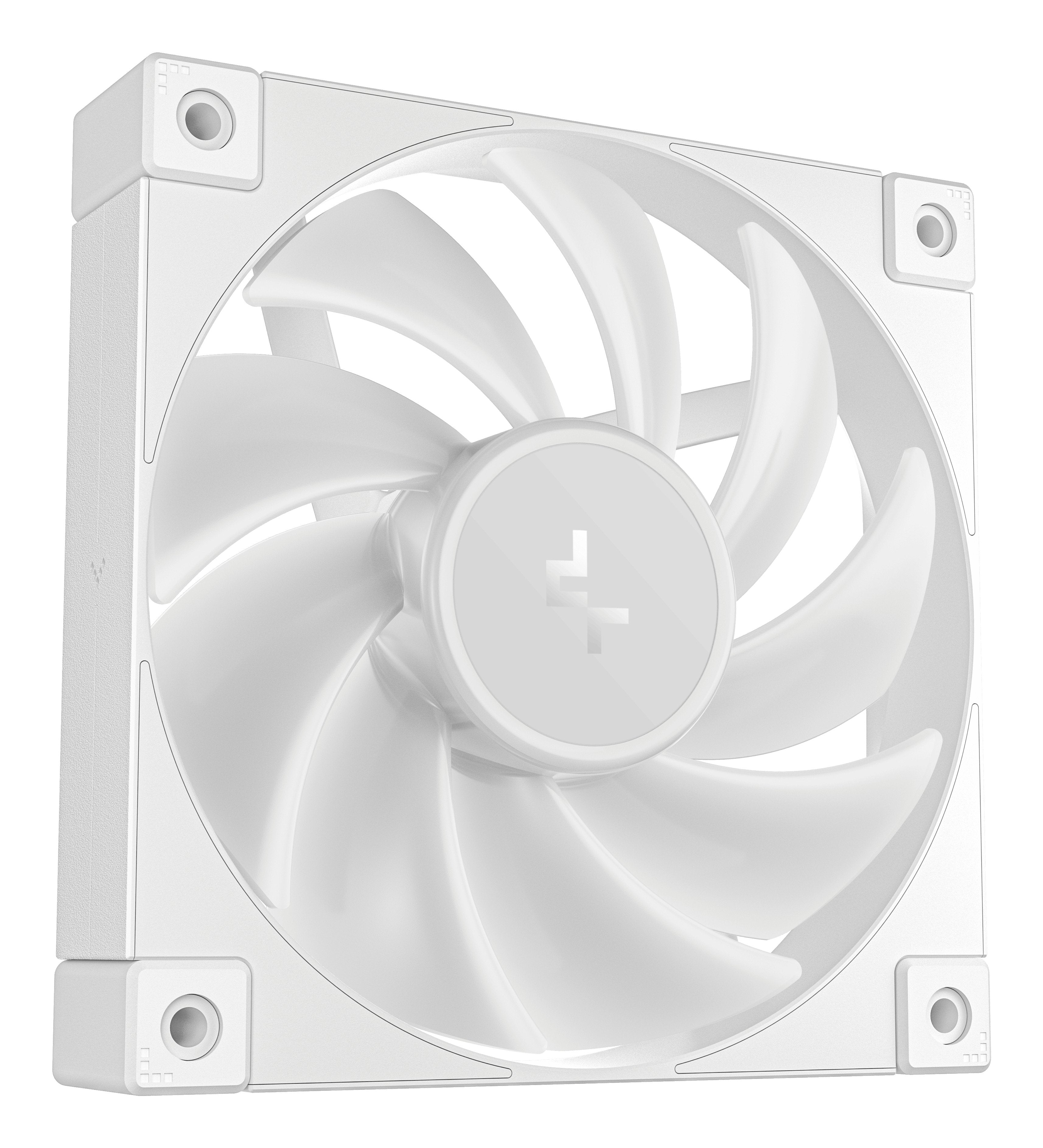 Ventilador Pc Deepcool Fd12 Argb Wh 120x120x25 120 Mm R-Fd12-Whapn1-G