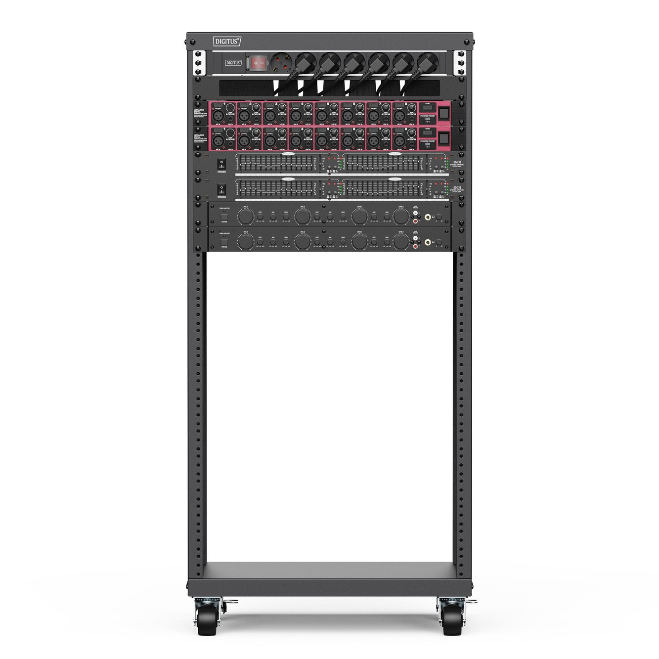 EAN 4016032490326 - Digitus DN-48002 armario rack 21U Rack o bastidor independiente Negro imagen 5