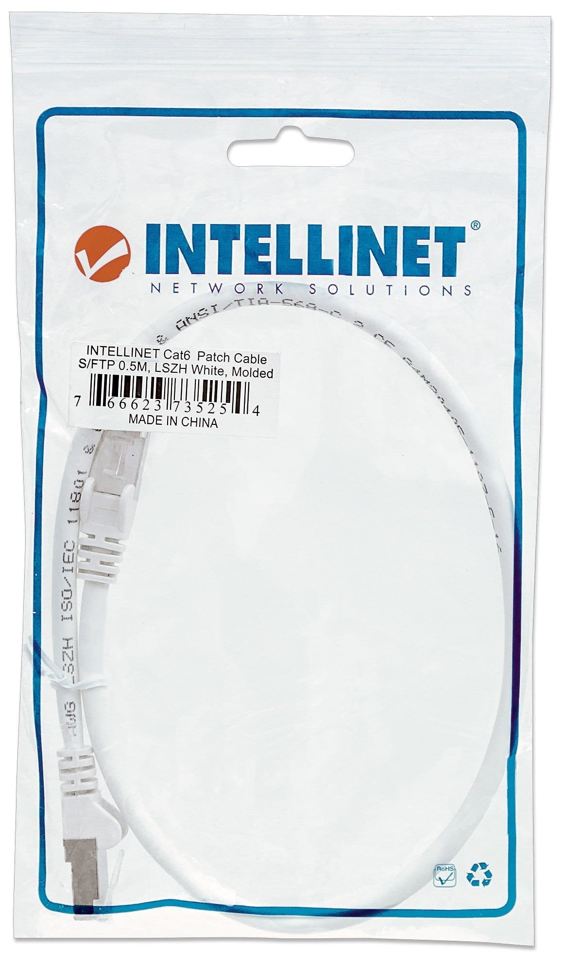 EAN 0766623735254 - Intellinet Cat6, SFTP, 0.5m cable de red Blanco 0,5 m S/FTP (S-STP) imagen 5