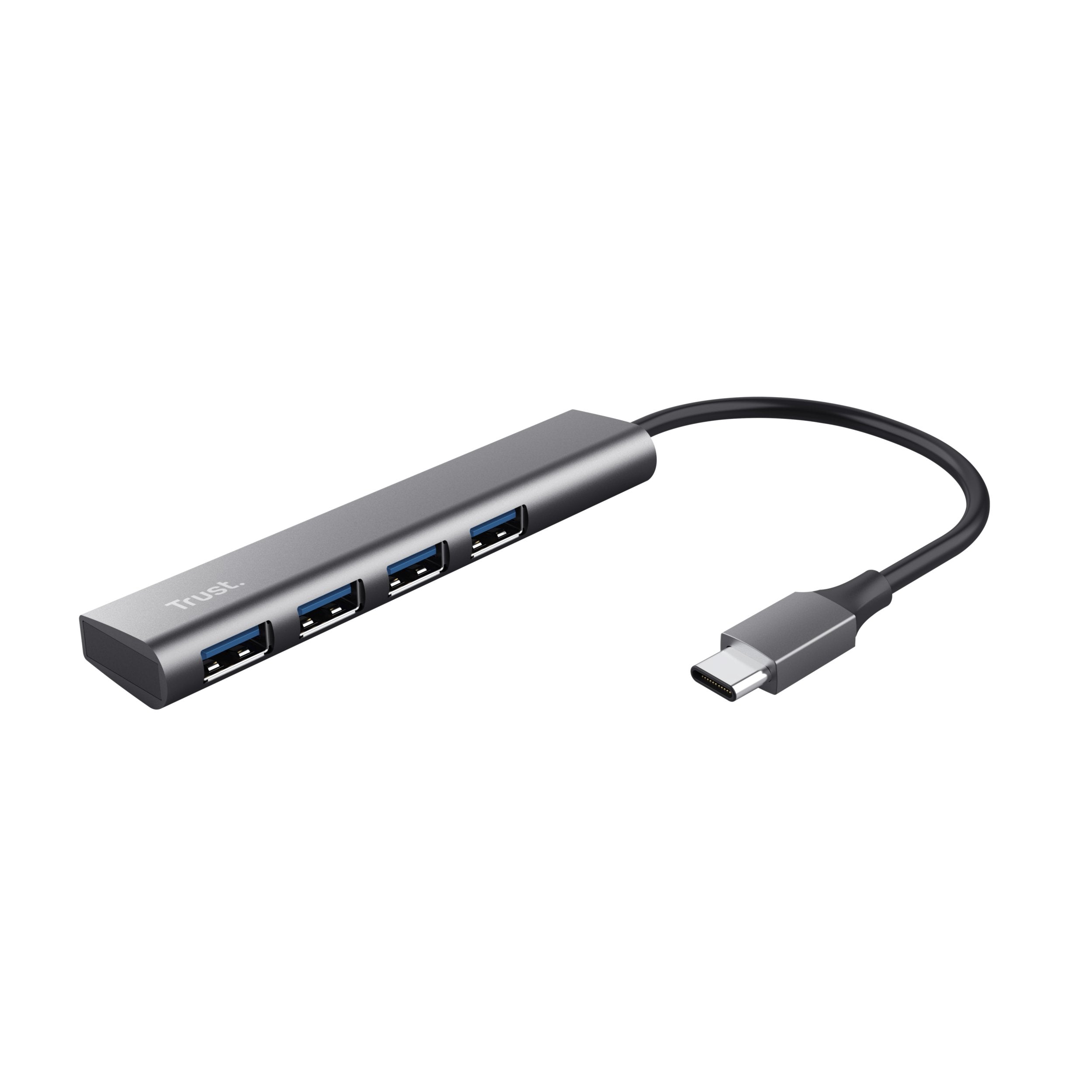 Hub Usb Tipo-C Trust Halyx 4xusb