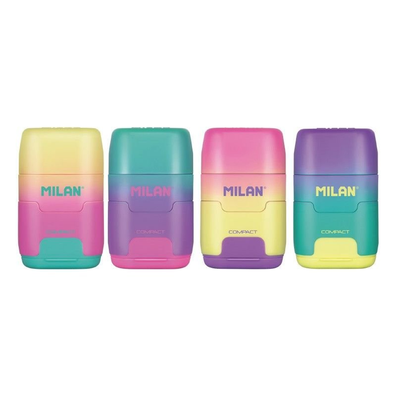 Milan Afilaborras Compact Sunset Expositor 4 Colores -16u-