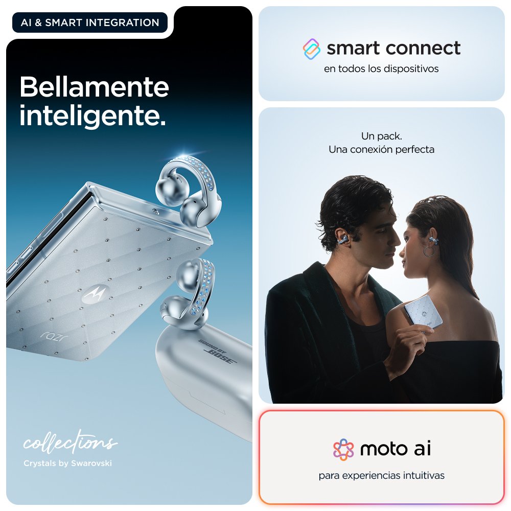 Motorola Razr60 + Buds Loop Bundle Swarovski Edtition