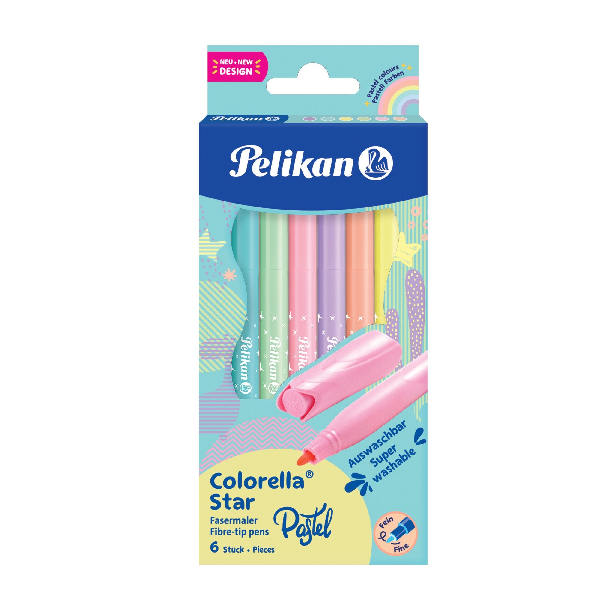 EAN 4012700822284 - Pelikan 822282 rotulador Fino Colores surtidos 6 pieza(s) imagen 1