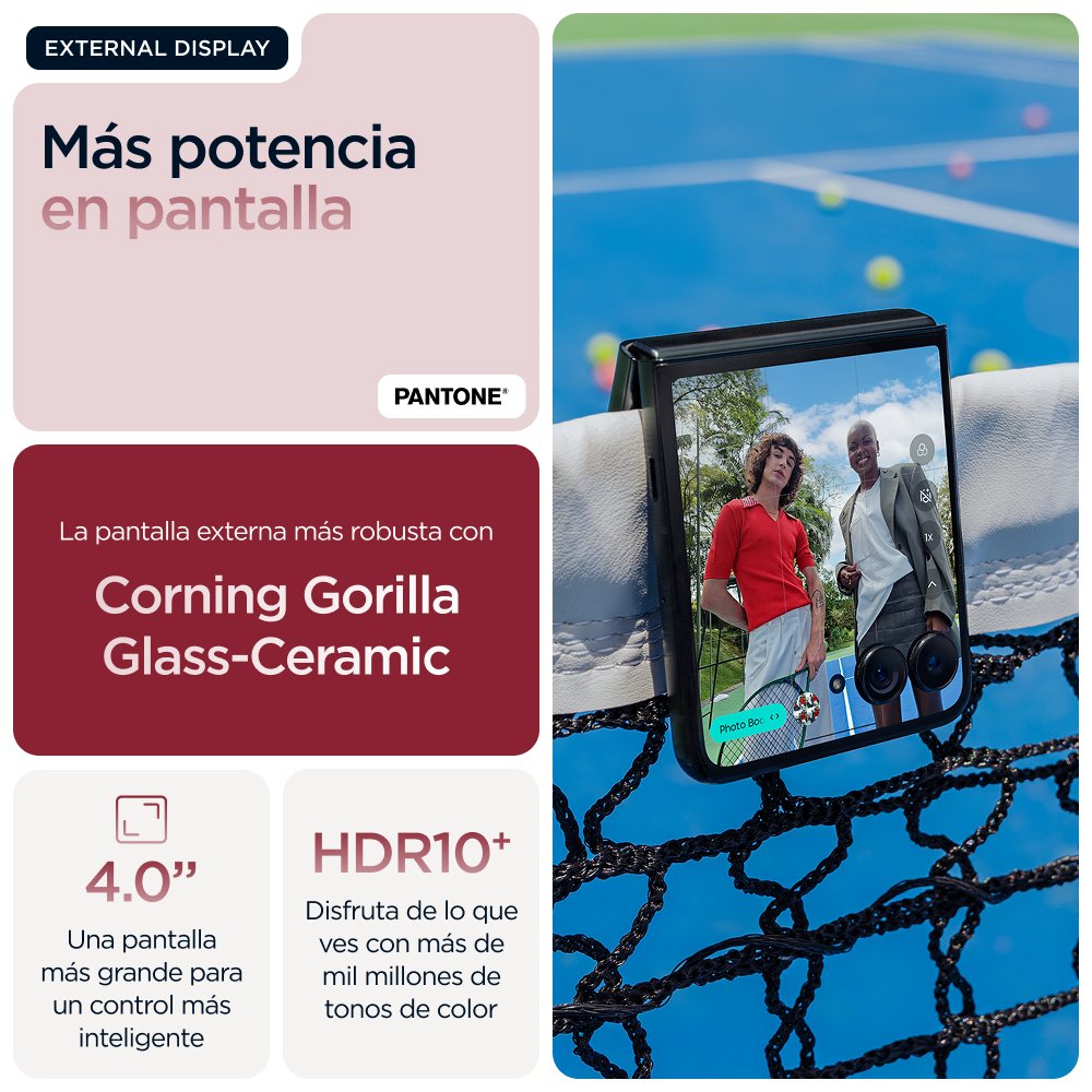 Smartphone Motorola Razr 60 Ultra 6.96" Sim Doble Android 15 5g Usb Tipo C 16 Gb 512 Gb 4700 Mah Burdeos