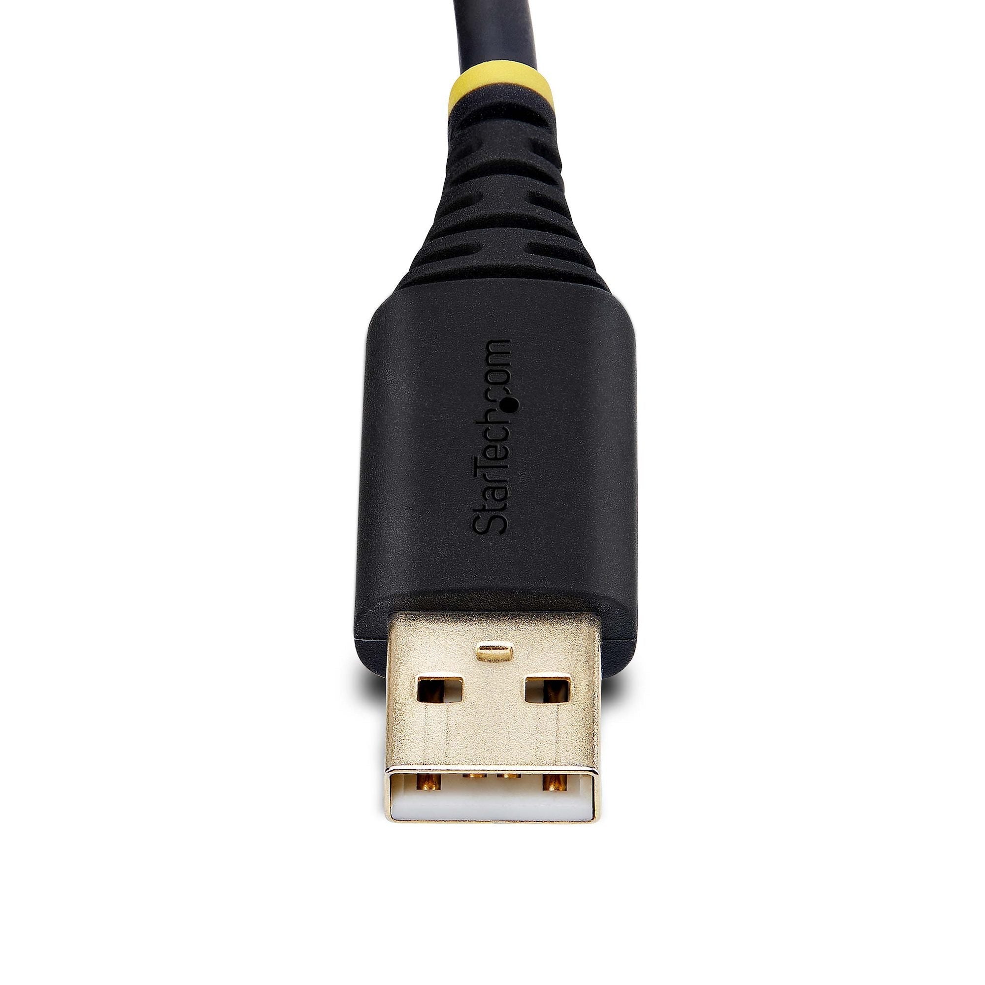 Startech.Com 6.6ft/2m Usb To Null Modem Serial Adaptador Cable, Ftdi, Rs232 - Cable Usb / Seriell - Usb Zu Db-9 - 2 M