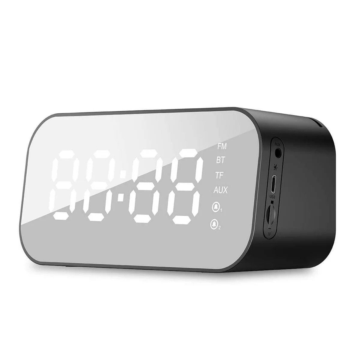Havit M3 Altavoz Bluetooth Con Despertador Y Radio, Negro