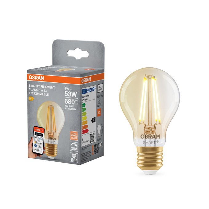 Osram Smtmata53d 6w 824 230vfilgd E27 4x1osram