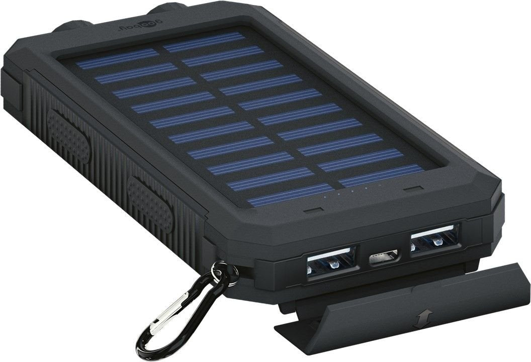 EAN 4040849492167 - Goobay 49216 batería externa Polímero de litio 8000 mAh Negro, Azul imagen 2