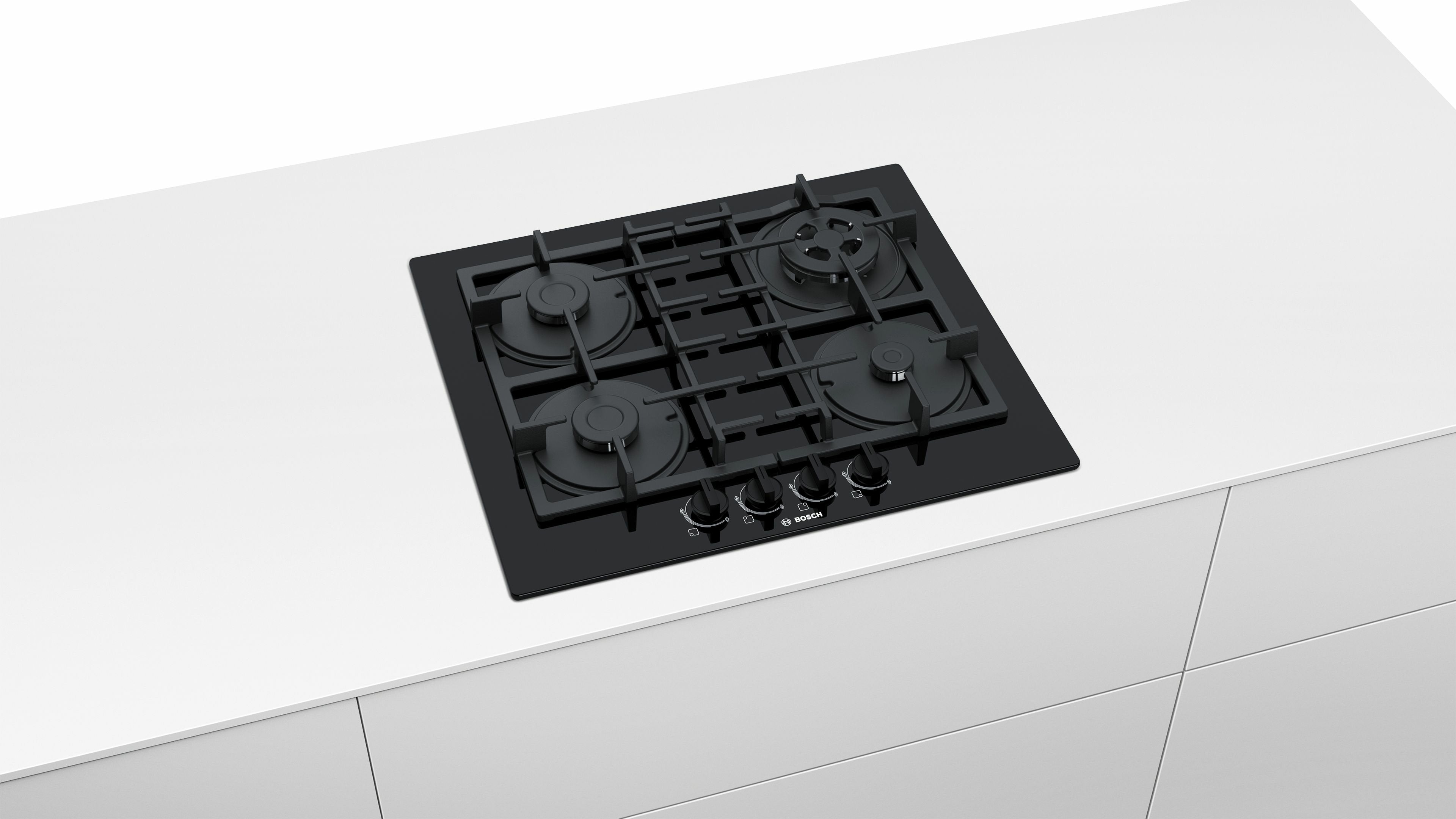 EAN 4242005134311 - Bosch Serie 4 PNP6B6B90 hobs Negro Integrado 60 cm Encimera de gas 4 zona(s) imagen 2