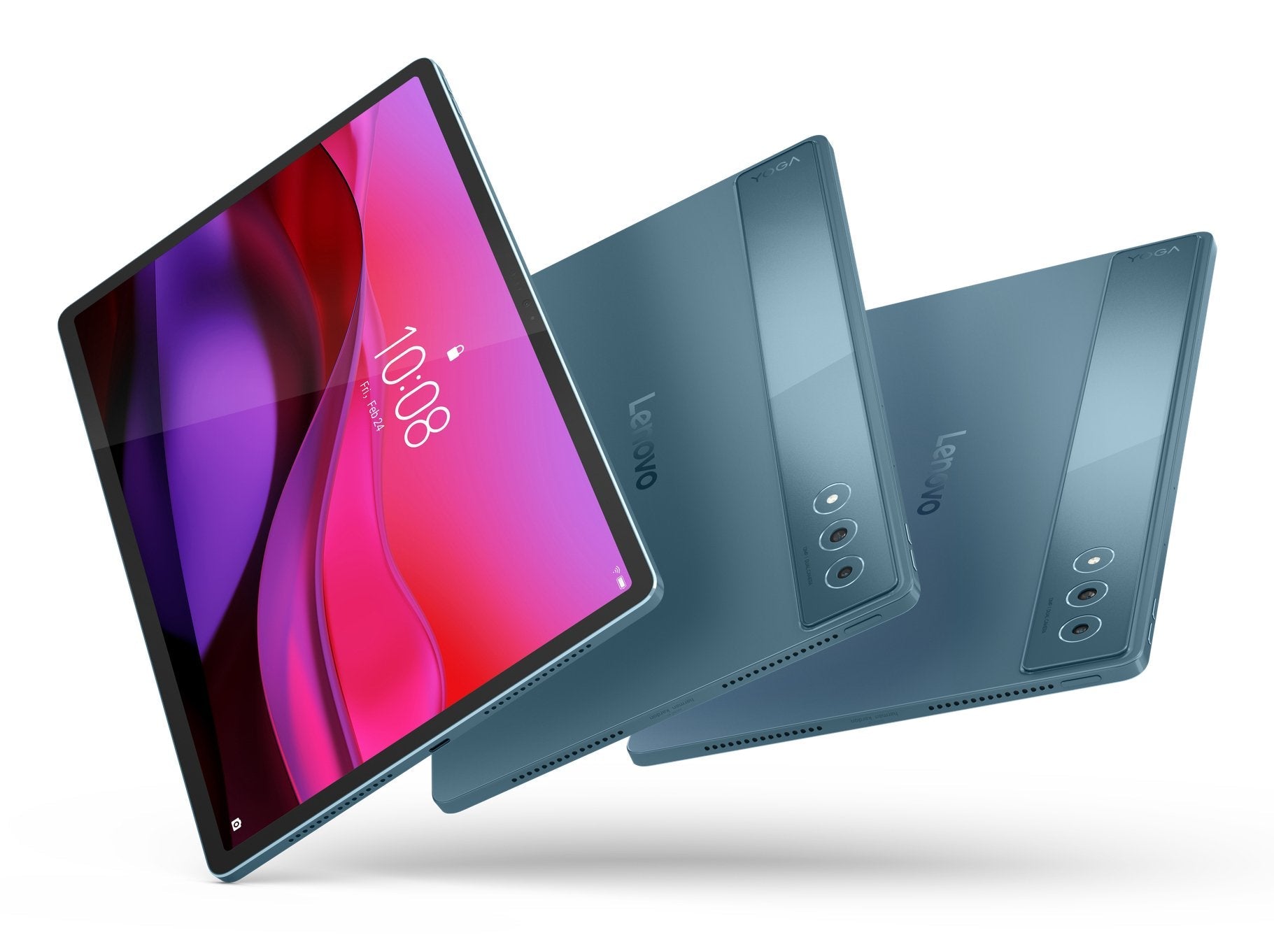 Lenovo Yoga Tab Plus 12.7 3k Touch Snapdragon 8 16gb 256gb Qualcomm Adreno 750 Android 14 Eng Kbd Tidal Teal Fp 2y Warranty