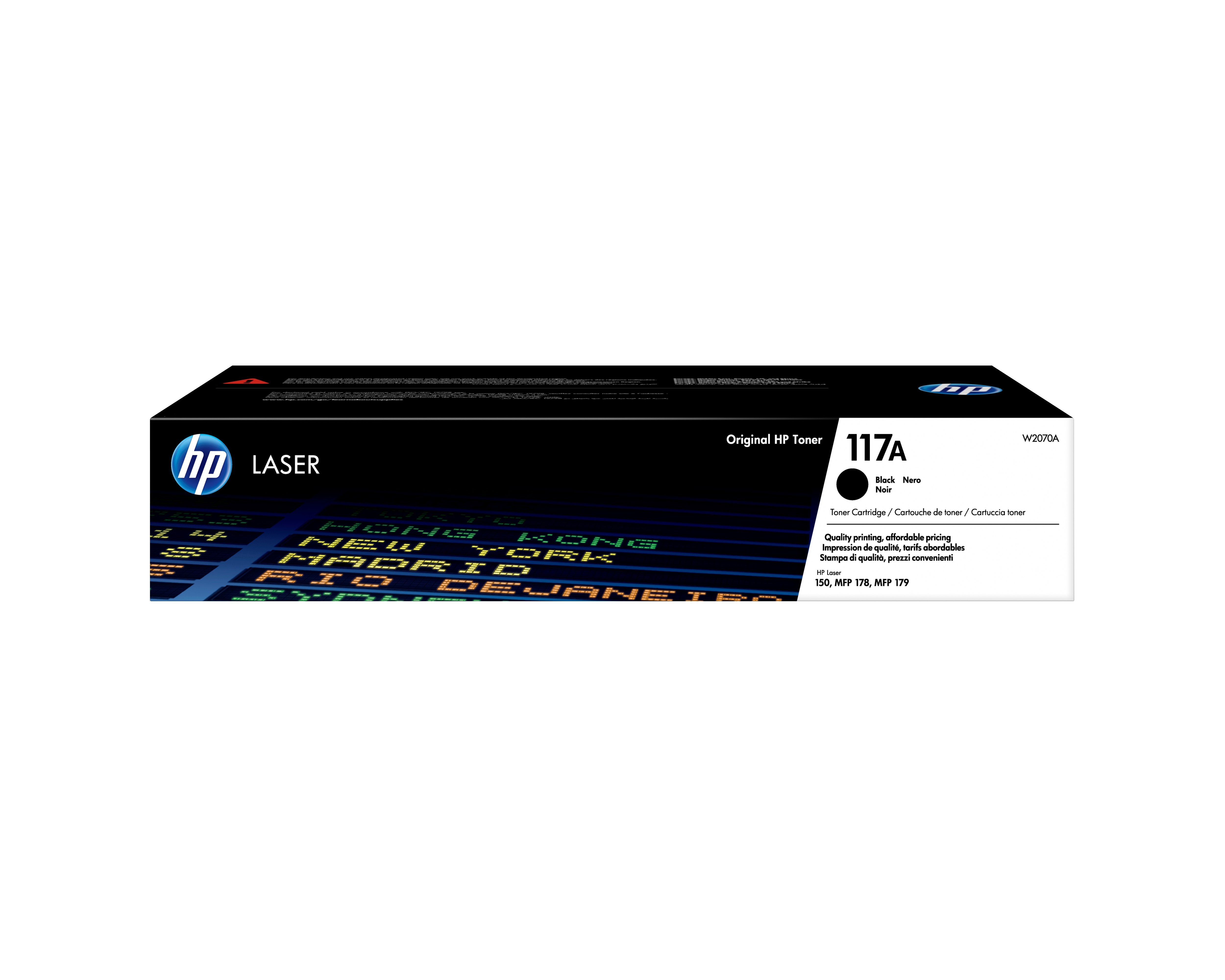 EAN 0193424172801 - HP 117A Black Original Laser Toner Cartridge cartucho de tóner 1 pieza(s) imagen 1
