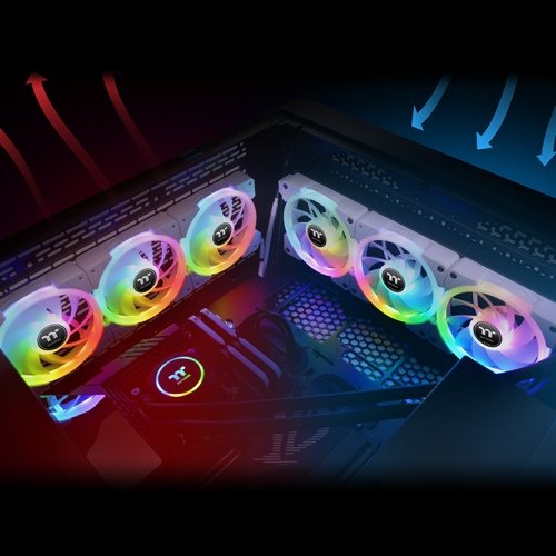 EAN 4713227537254 - Thermaltake SWAFAN EX14 Carcasa del ordenador Ventilador 14 cm Blanco 3 pieza(s) imagen 6