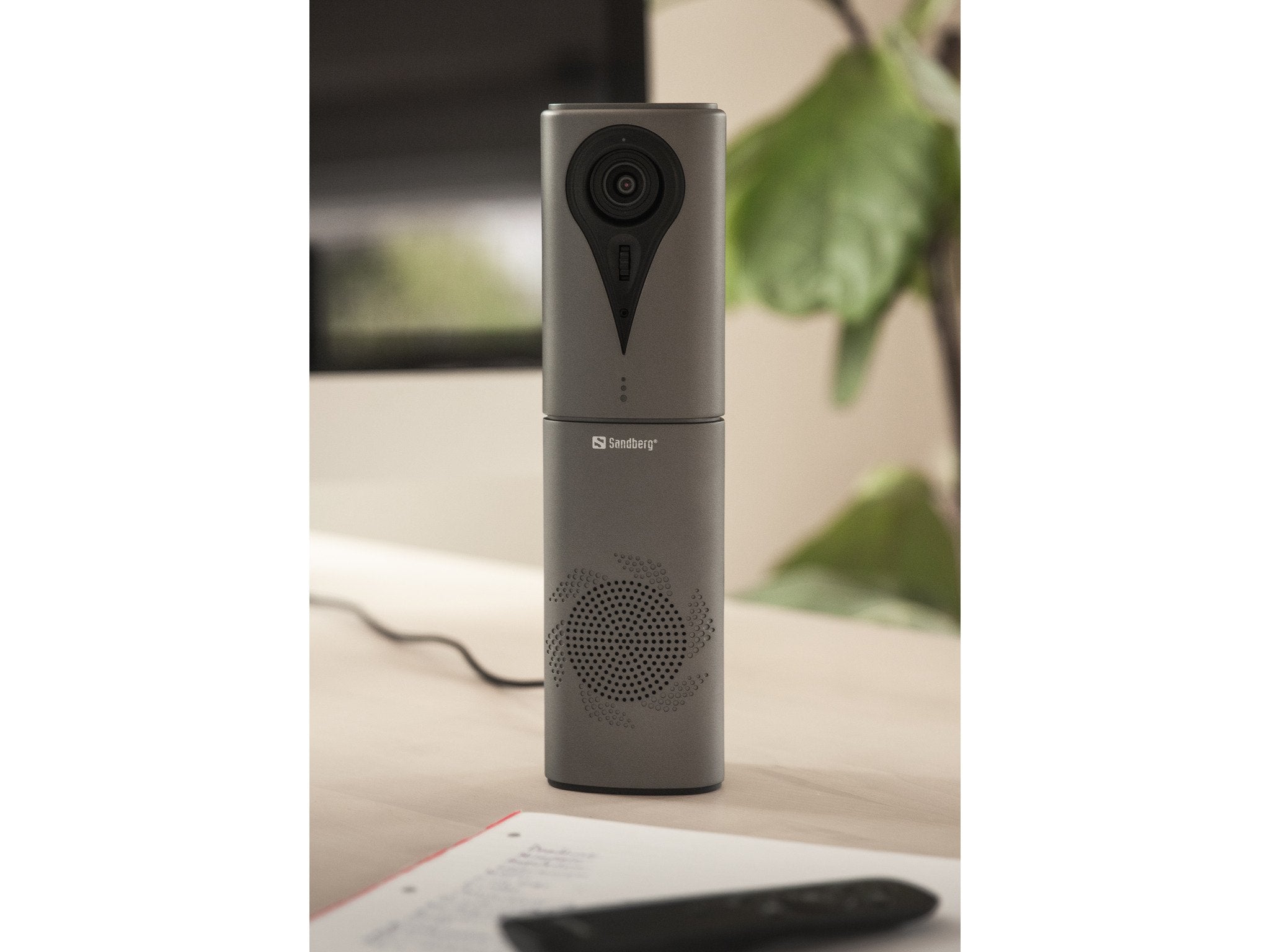 Web Cam Con Control Remoto Sandberg Confcam All-In-1 1080p