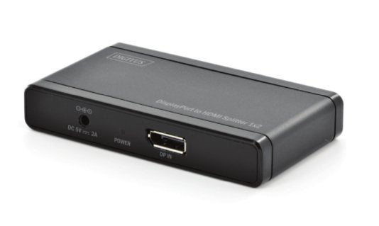 Displayport Splitter, 1x2-Port, 1x Dp To 2x Hdmi, 4k/30 Hz,