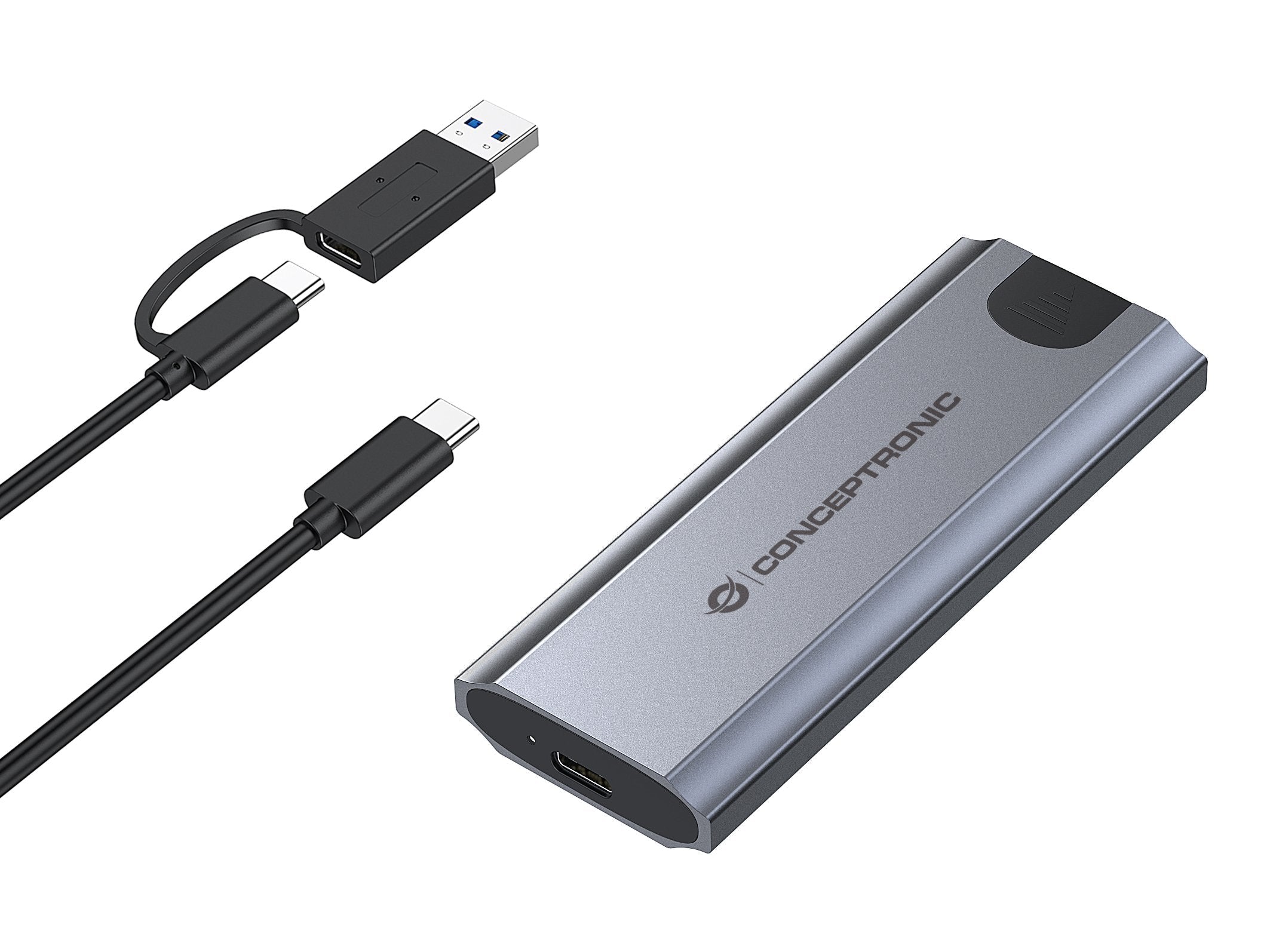 EAN 4015867238080 - Conceptronic DANTE05G caja para disco duro externo Caja externa para unidad de estado sólido (SSD) Gris M imagen 2