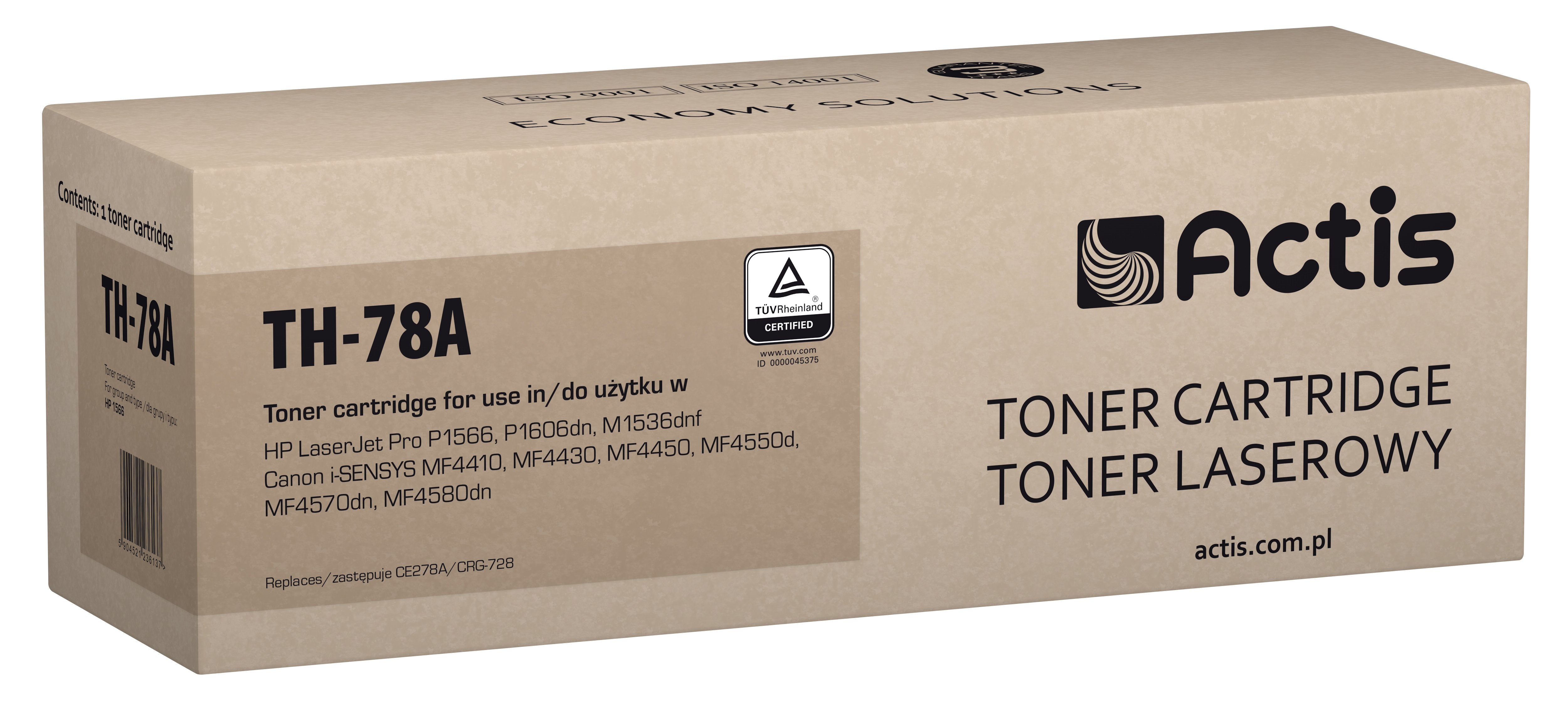 EAN 5904521236137 - Actis TH-78A cartucho de tóner 1 pieza(s) Compatible imagen 1