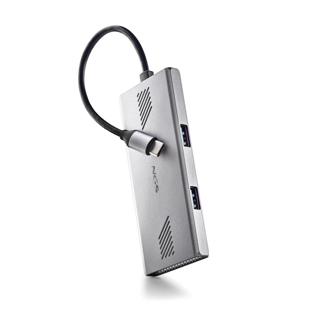 EAN 8435430624458 - NGS WONDERDUO-C USB Tipo C 5000 Mbit/s Plata imagen 1