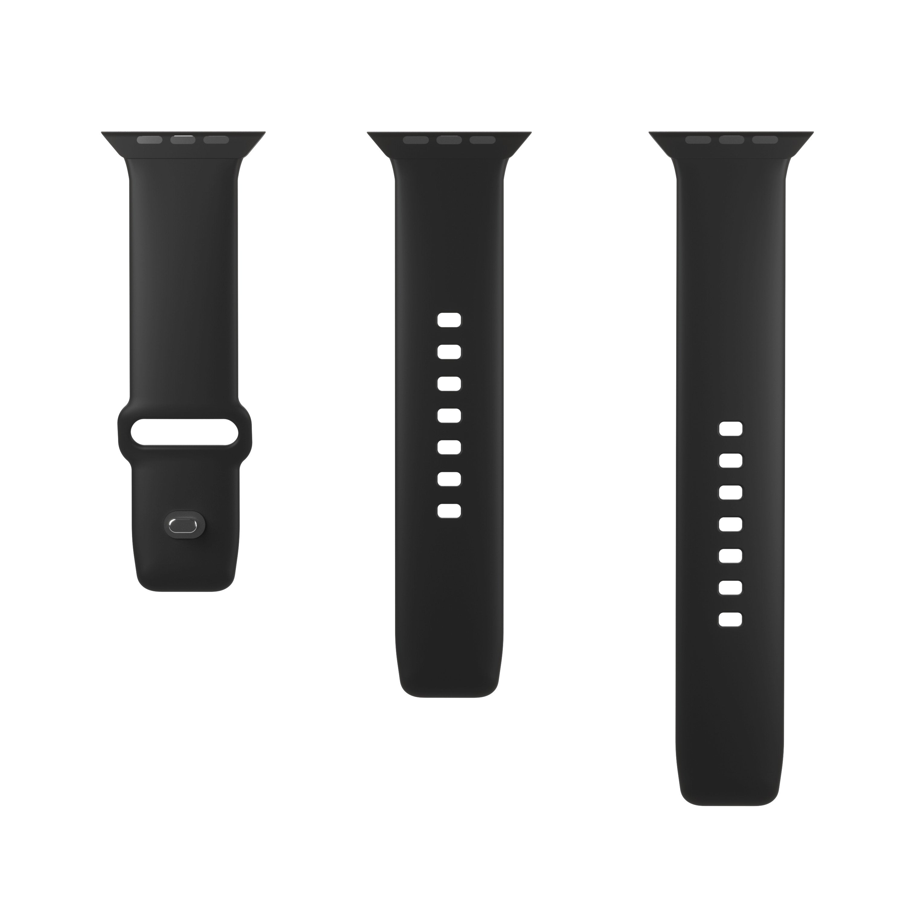 Pulsera De Silicona Puro Apple Watch 38/40/41mm Negro