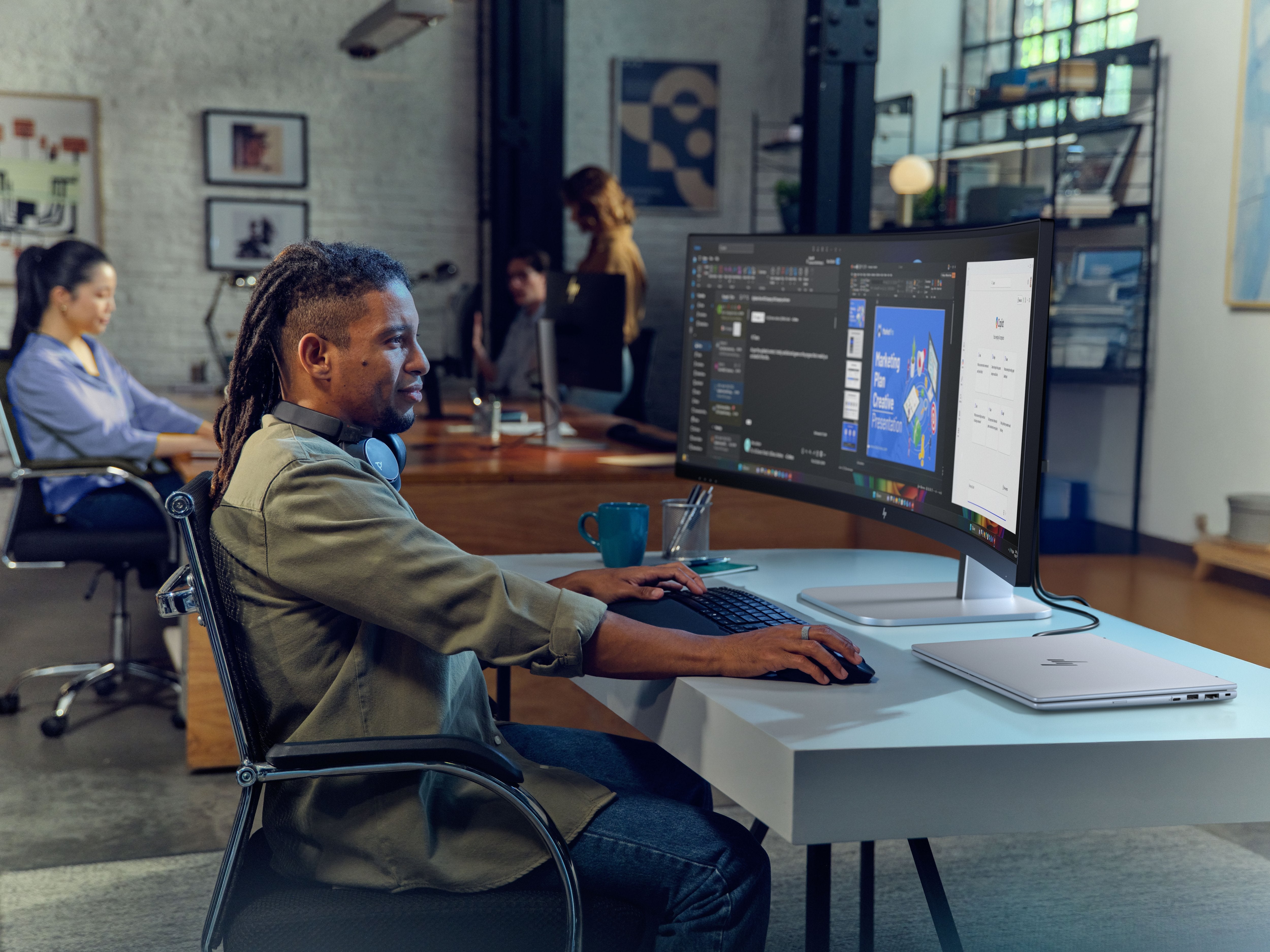 Hp 549pm S5pro Va Dqhd 5120x1440@165hz Dp Hdmi Usb-C 400cd