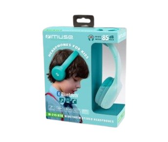 Muse Auriculares Estéreo Bluetooth Para Niños M-215btb Inalámbricos