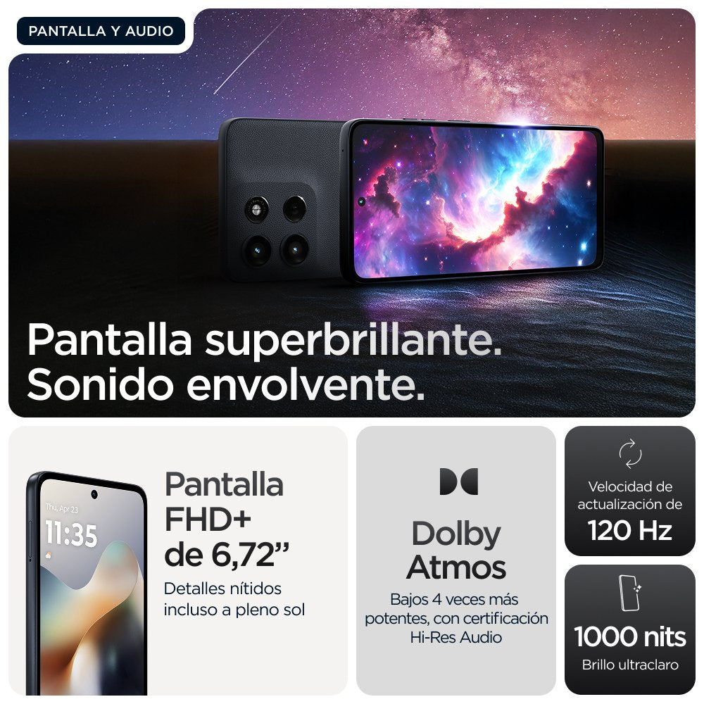 EAN 8033779080579 - Motorola moto g56 5G 17,1 cm (6.72") Ranura híbrida Dual SIM Android 15 USB Tipo C 8 GB 256 GB 5200 mAh N imagen 13