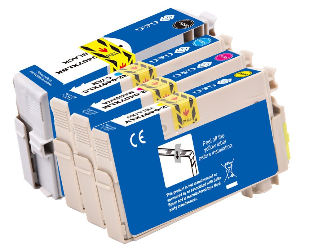 G&G Xl-Cartucho De Tinta Compatible Con Epson 407xl/Multipack
