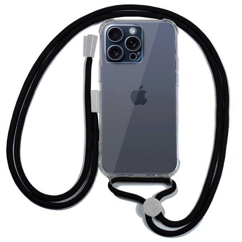 Funda Cool Iphone 15 Pro Transparente Negro