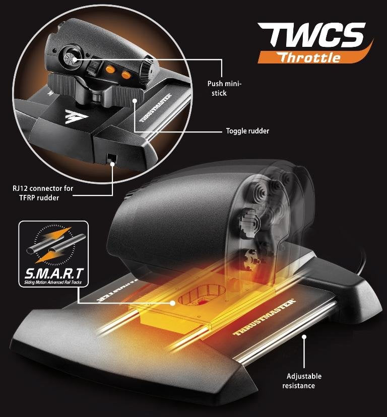 EAN 3362932914891 - Thrustmaster T-16000M FCS Flight Pack Negro USB Palanca de mando Analógico/Digital MAC, PC imagen 5