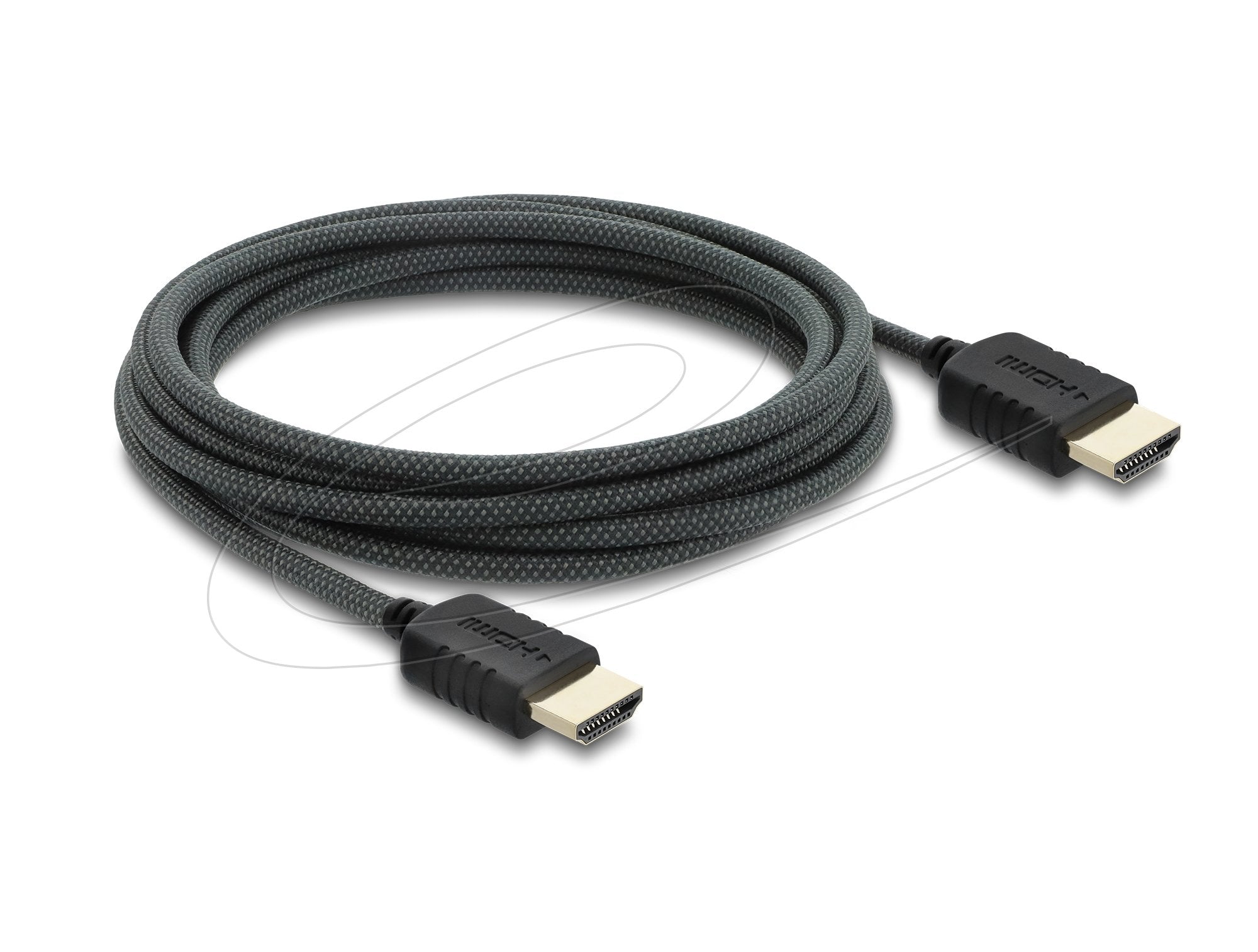 Delock Koaxiales High Speed Cable Hdmi 8k 60 Hz 48 Gbps Con Geflechtmantel 3 M