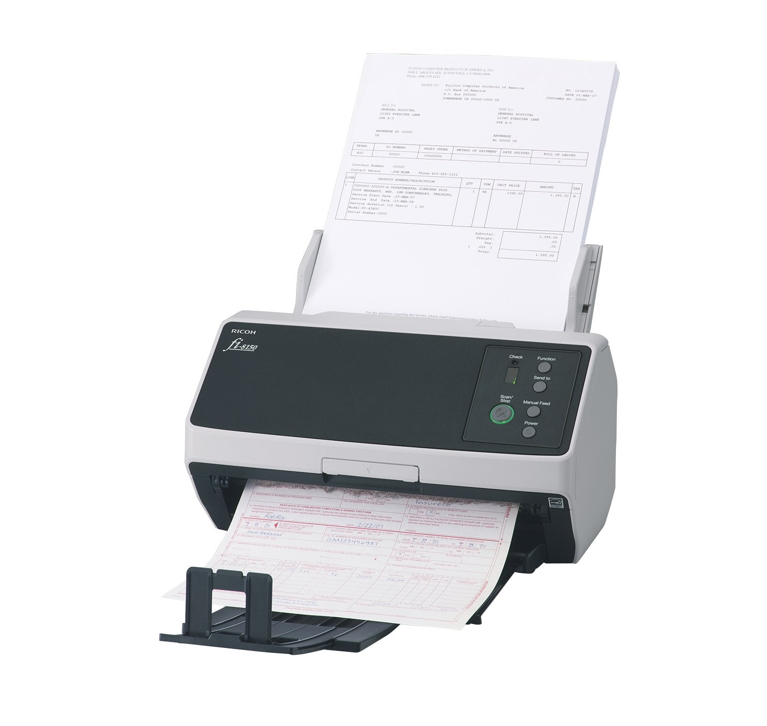 EAN 4939761312151 - Ricoh FI-8150 Alimentador automático de documentos (ADF) + escáner de alimentación manual 600 x 600 DPI A imagen 6