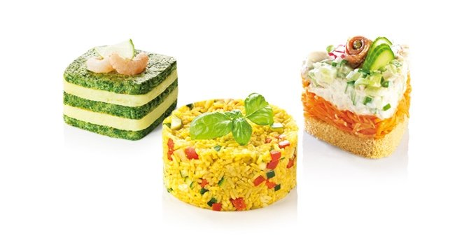 Moldes De Emplatar Grandchef, 4 Pzs. Tescoma