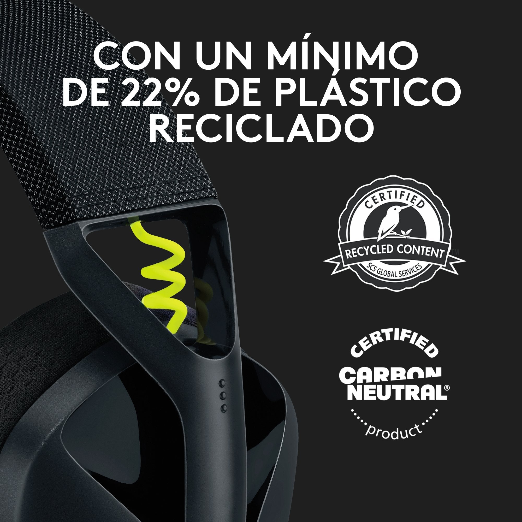 EAN 5099206095007 - Logitech G 981-001050 auricular y casco Auriculares Inalámbrico Diadema Juego Bluetooth Negro, Amarillo imagen 13