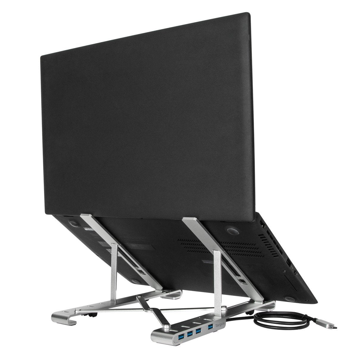 Soporte Para Portatil Targus Con Hub Integrado 4x Usb- A Plata