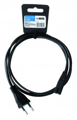 Ibox Cable Alimentacion Kz3 Negro 1,5 M Cee7/4 Iec 320