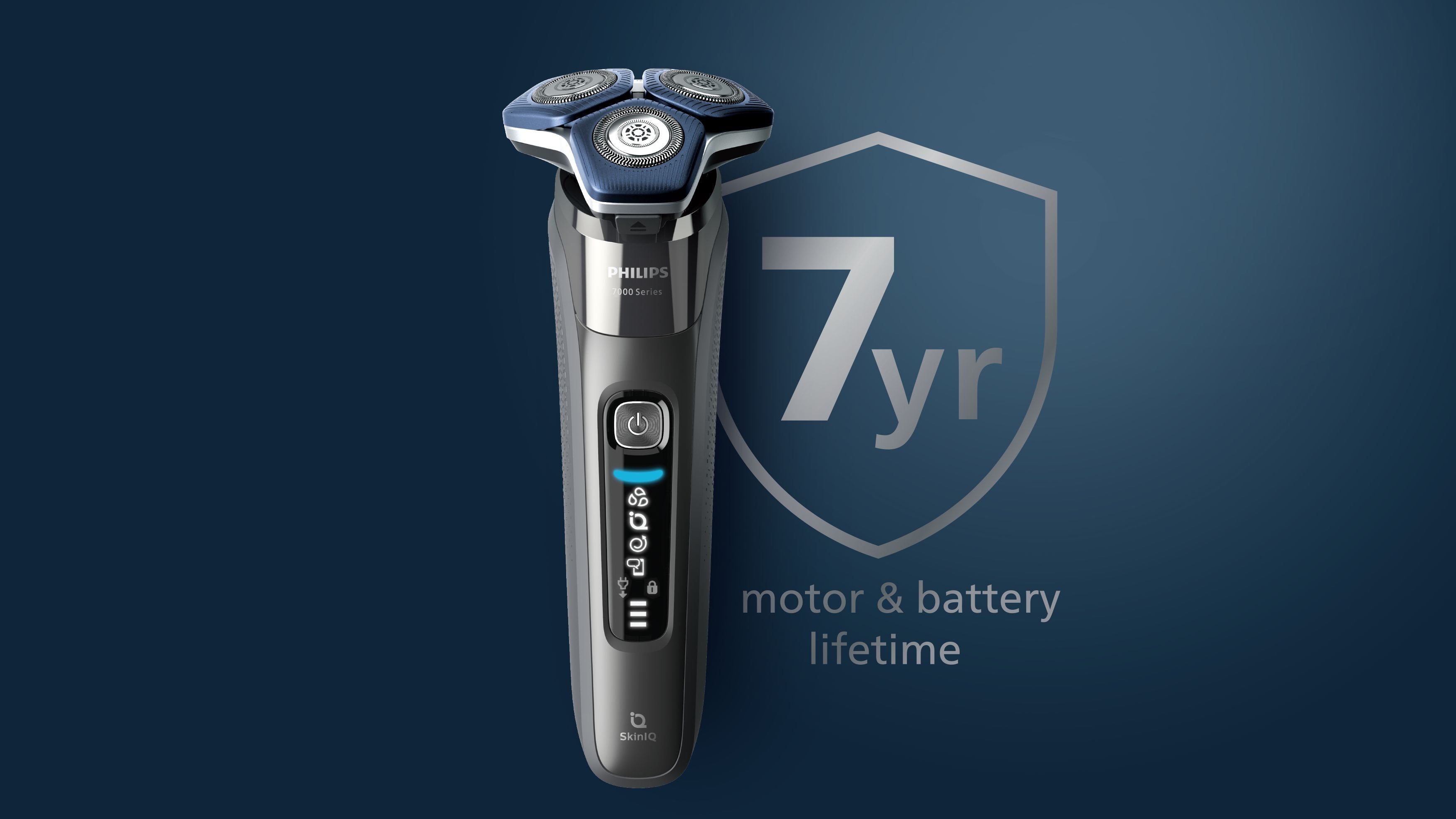 Afeitadora Philips Shaver Series 7000 S7885/50 Máquina De Afeitar De Rotación Recortadora Negro, Azul